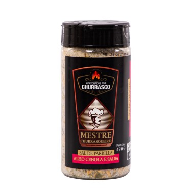 Sal de Parrilla Alho Cebola e Salsa 470g