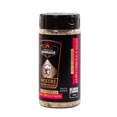Sal de Parrilla Alho Cebola e Salsa 470g