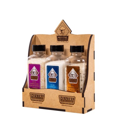 Kit Parrilleiro Mestre Churrasqueiro 