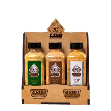 Kit Especialidades Mestre Churrasqueiro 