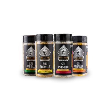 Kit Sal Parrilla Mestre Churrasqueiro — 4 Sabores