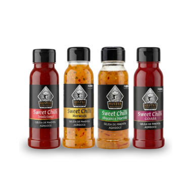 Kit Sweet Chilli Mestre Churrasqueiro — 4 Sabores