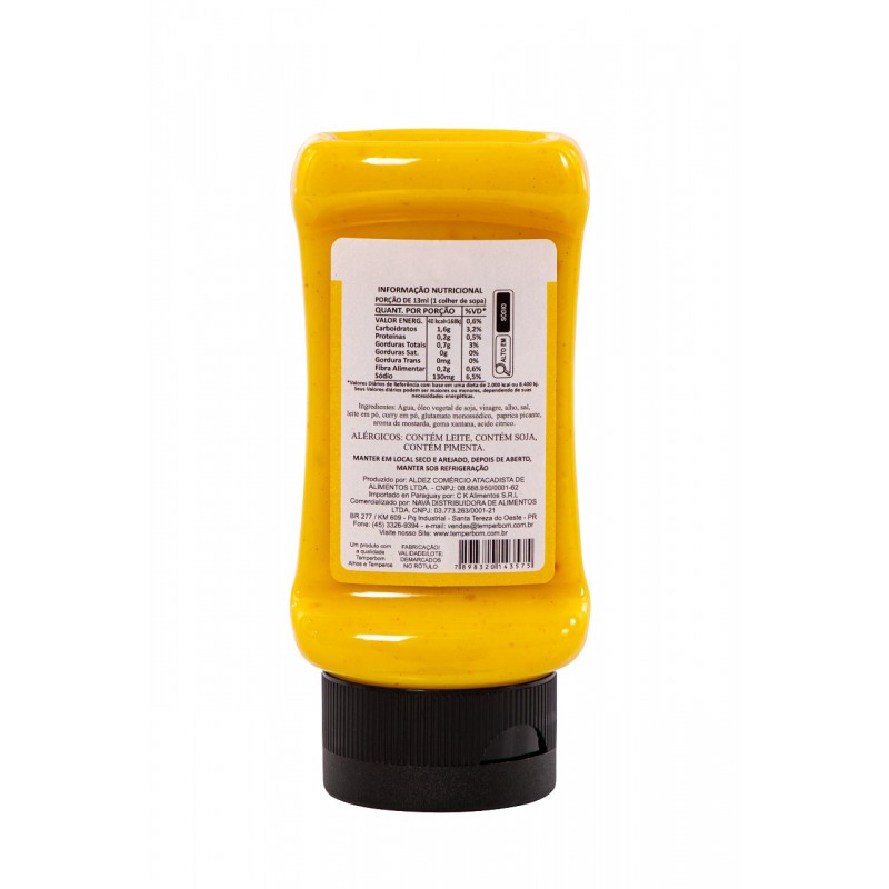 Creme de Alho com Mostarda e Curry 200g Creme de Alho com Mostarda e Curry 200g