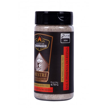 Sal de Parrilla Extra Fino com Pimenta do Reino 470g