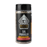 Sal Parrilla Marinho Integral Sal e Pimenta do Reino Extra Fino Mestre Churrasqueiro 470g